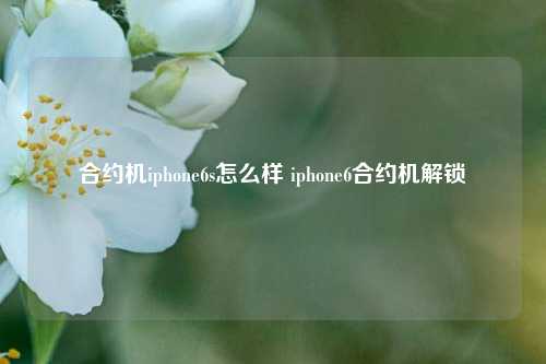 合约机iphone6s怎么样 iphone6合约机解锁