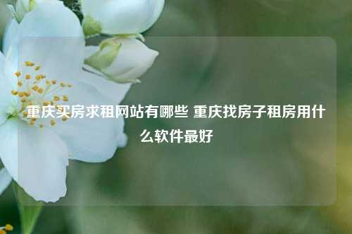 重庆买房求租网站有哪些 重庆找房子租房用什么软件最好